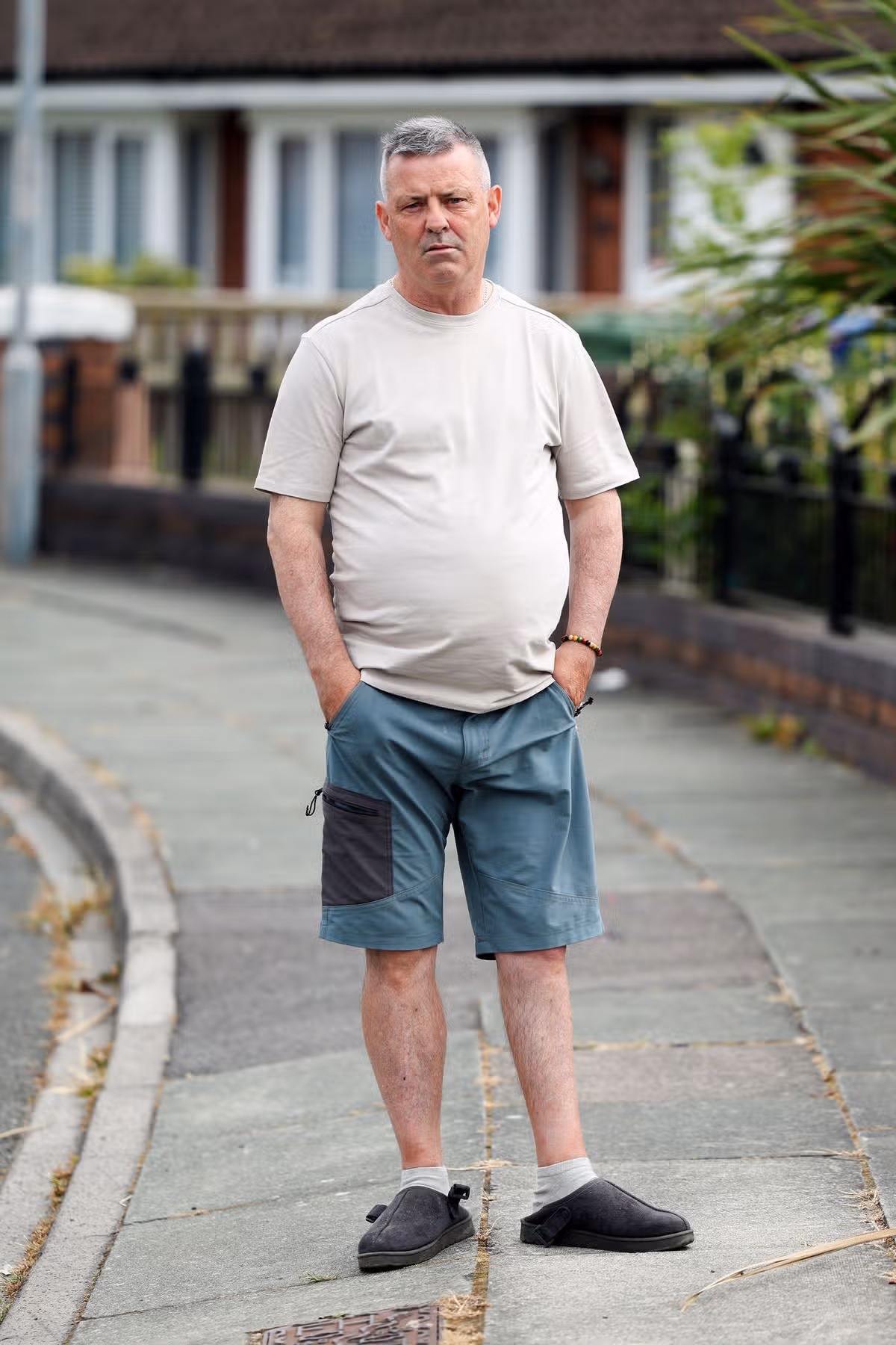Paul Morgan pictured at home in Walton
