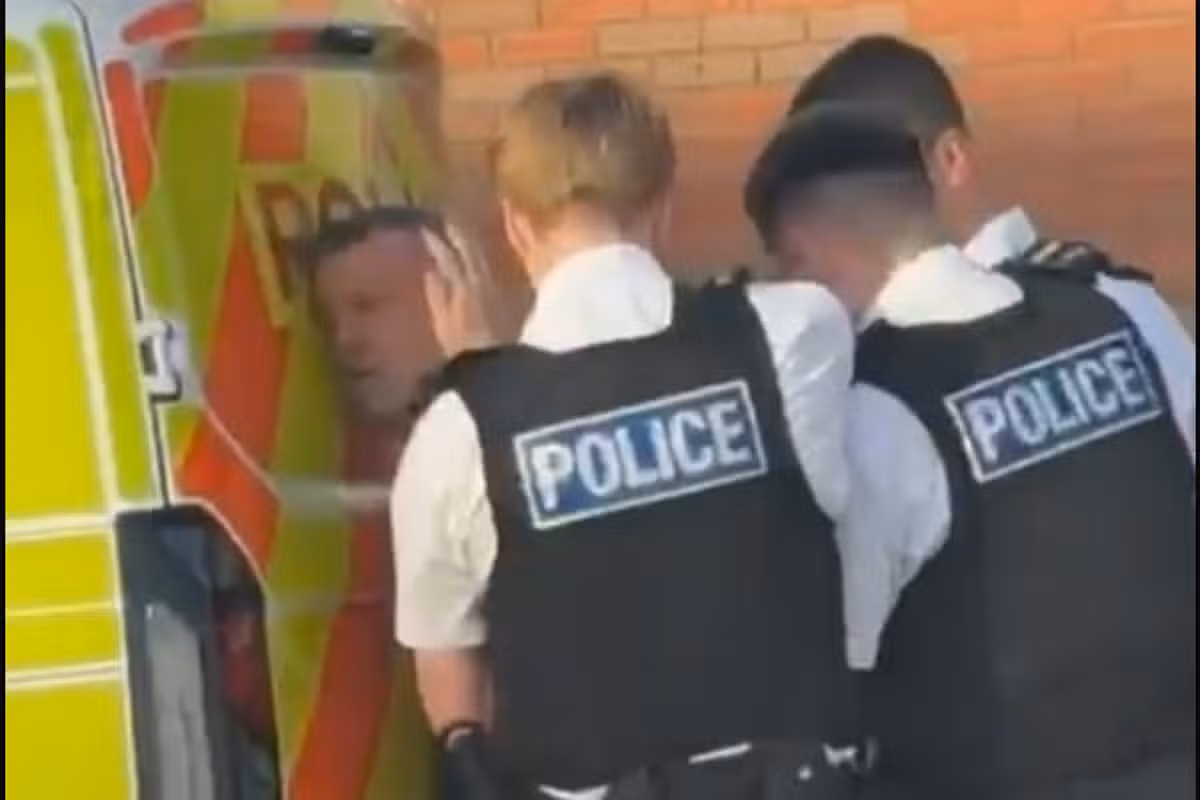 Paul Morgan, who has cerebral palsy, claims police officers who detained him outside B&M were heavy handed