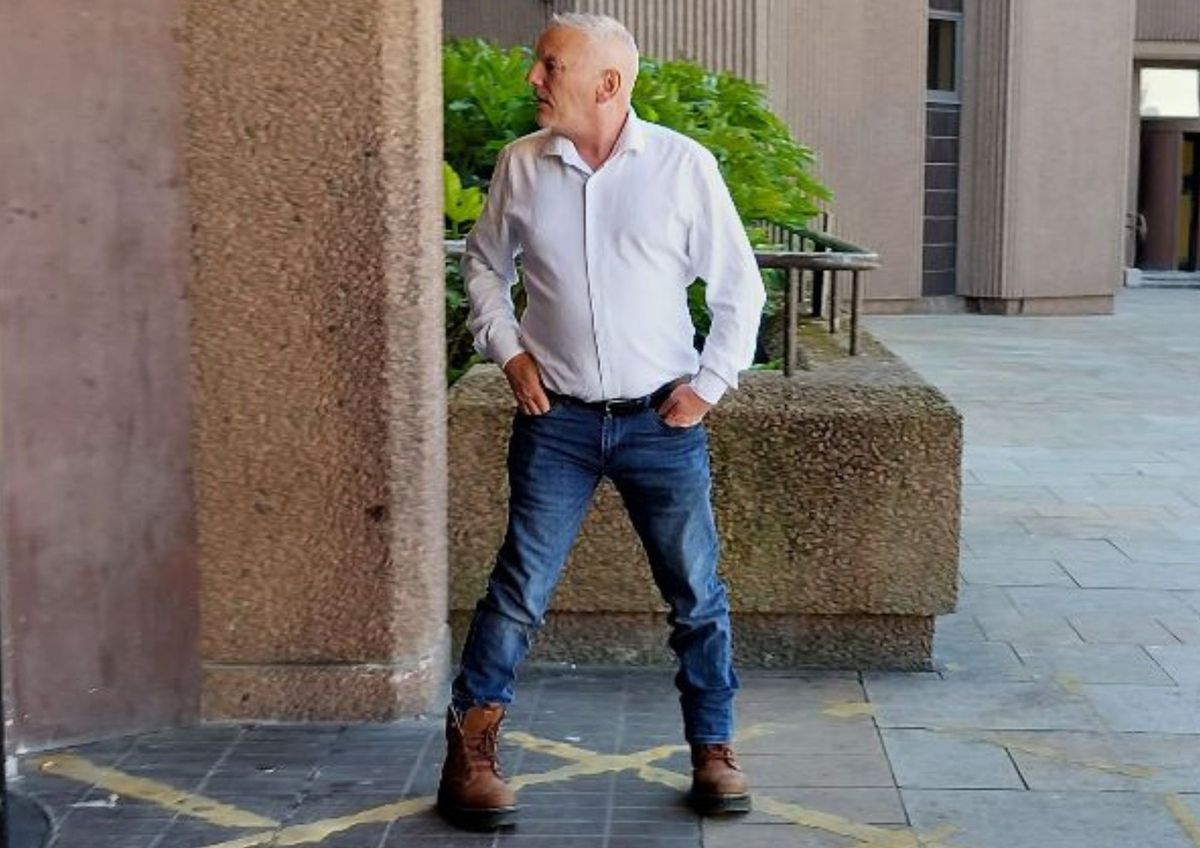 Marc Dougherty outside Liverpool Magistrates' Court