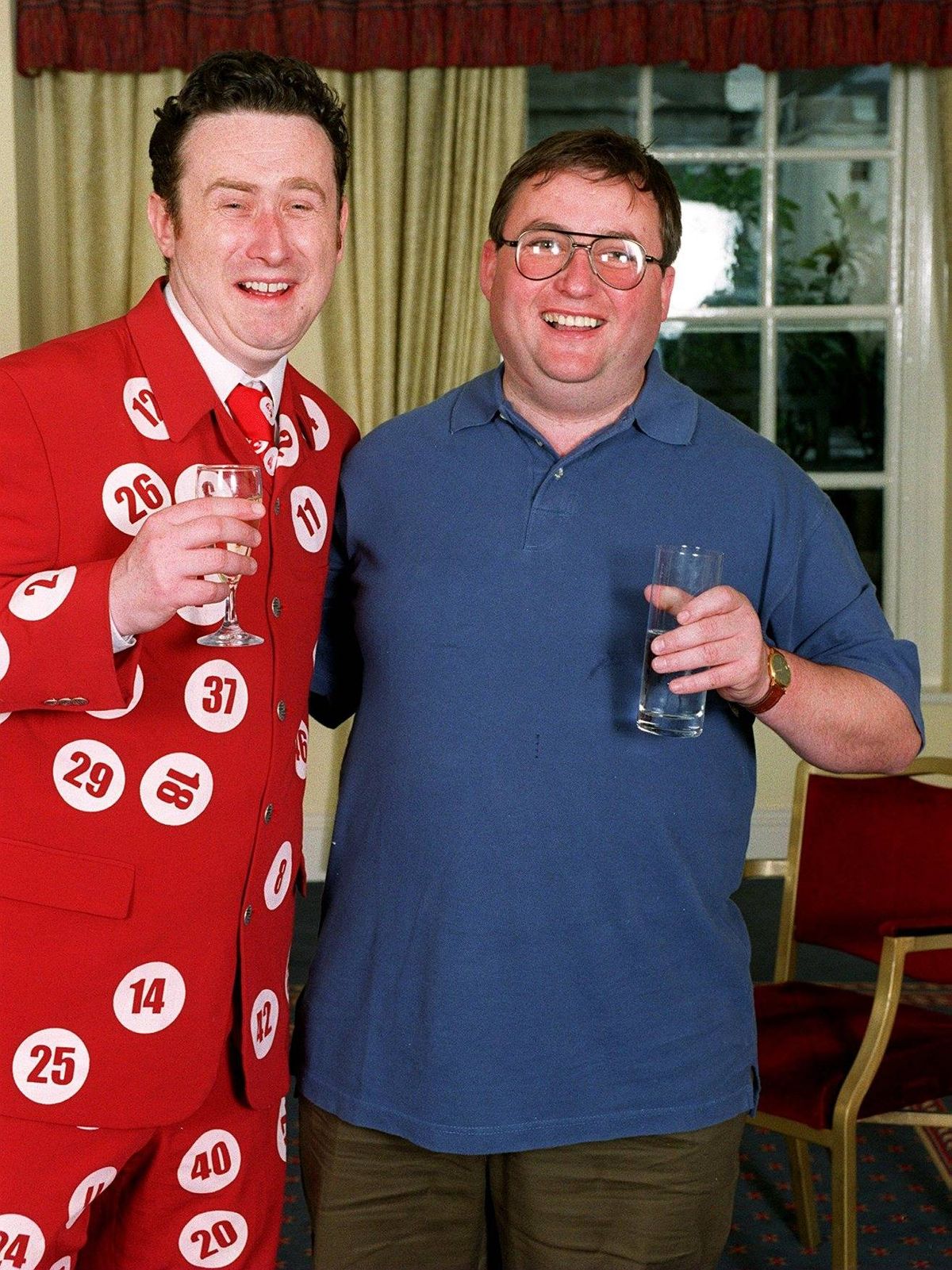 Peter Lavery with 'Lenny Lottery' 