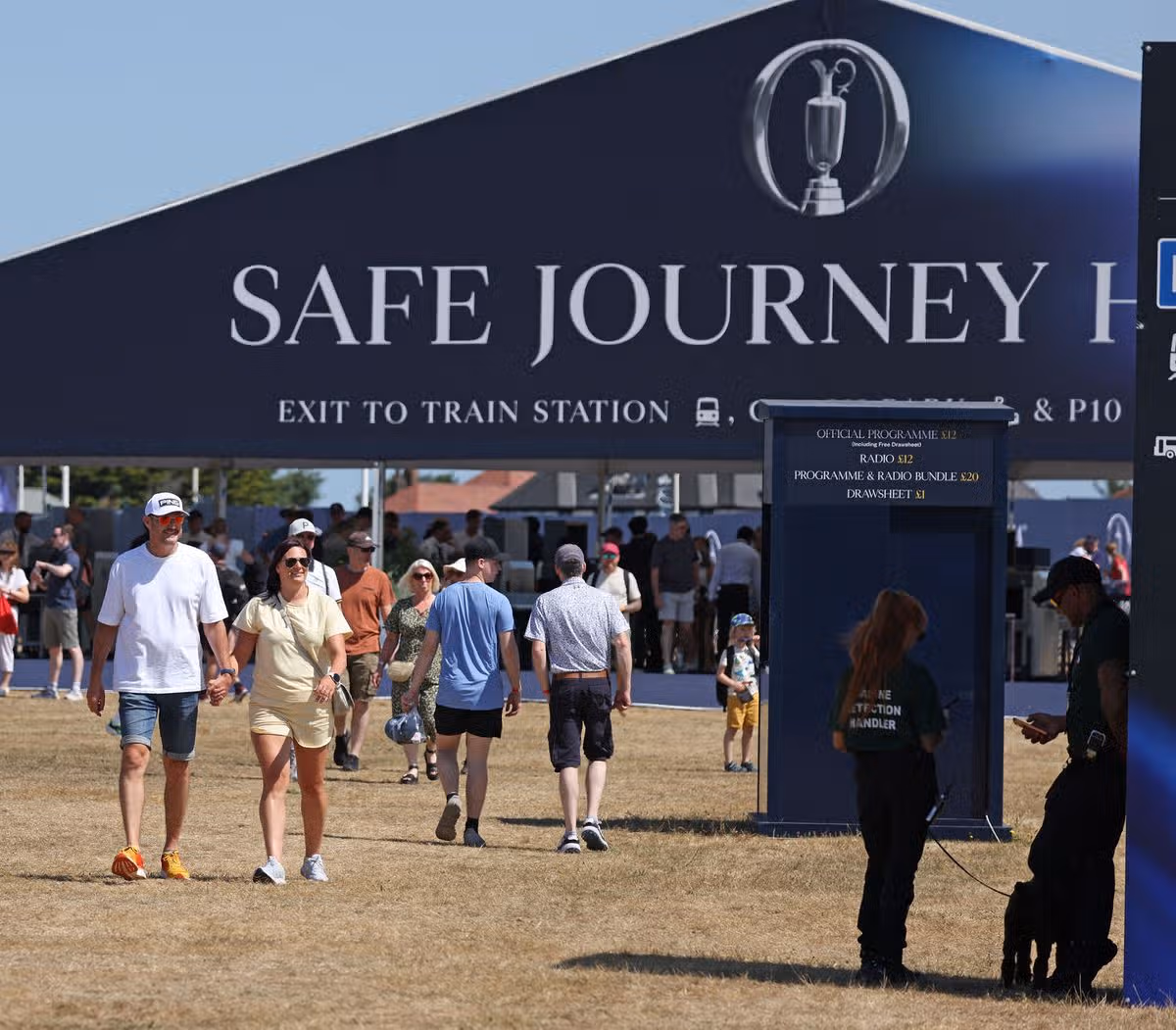 The 154th Open is taking place at Royal Birkdale