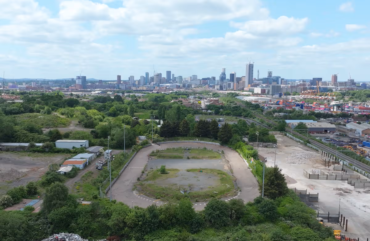 Drone footage of the Birmingham Wheels Park site, set to become BCFC's new stadium