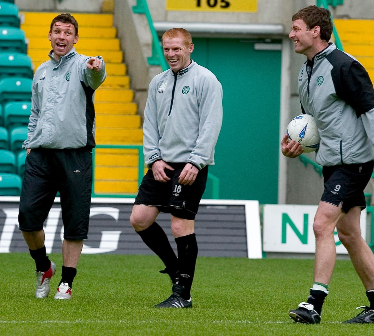 Alan Thompson, Neil Lennon and Chris Sutton