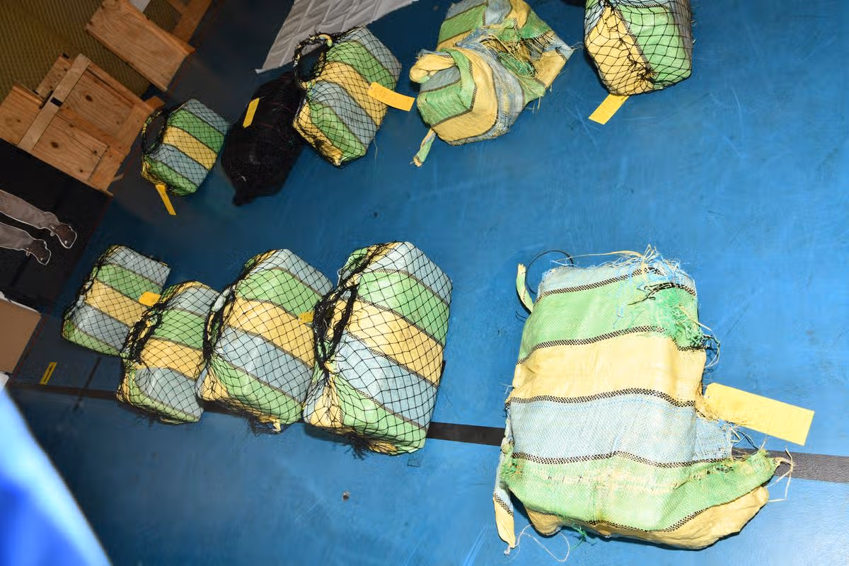 Bales of cocaine seized by the NCA