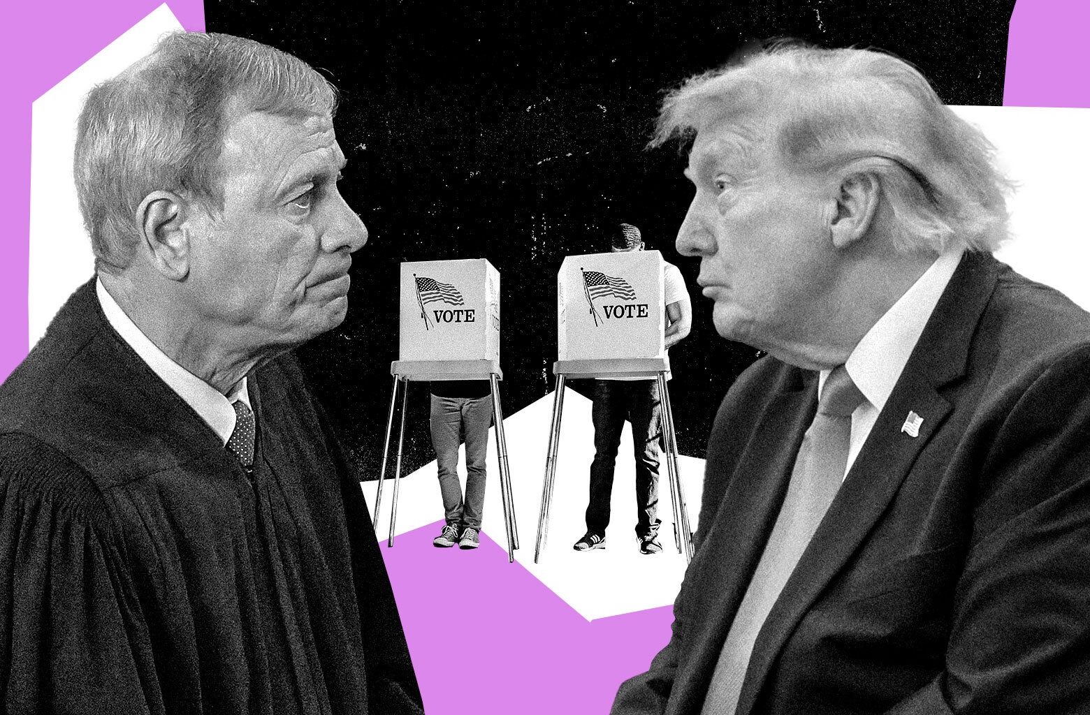 Trump wants the Supreme Court to reverse itself on voting chaos.