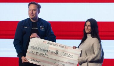 Elon Musk likely broke the law by giving voters $1 million, Wisconsin board says