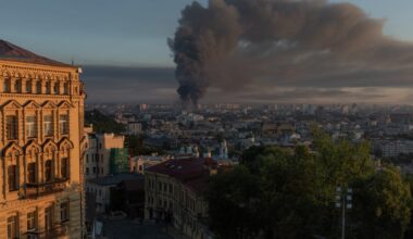 Russia launches massive strike on Ukraine as Poland scrambles jets