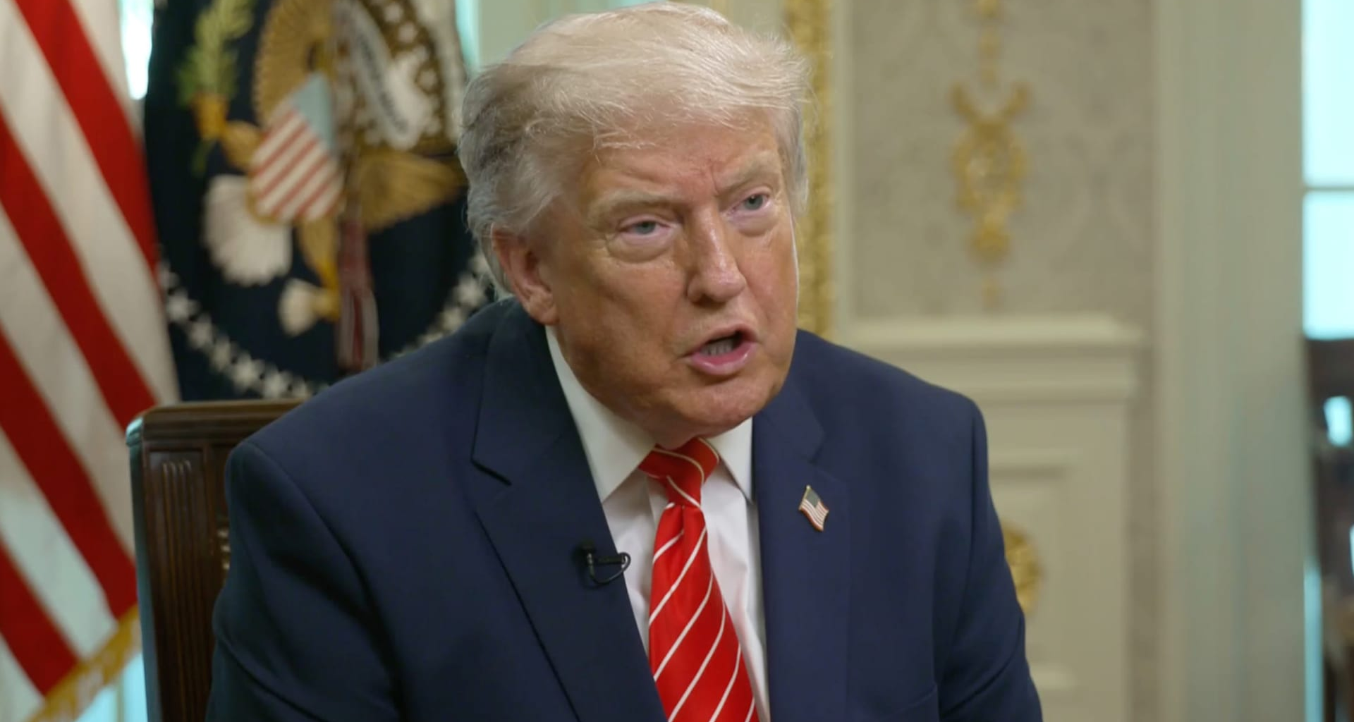 Trump defends business dealings, his children in CNBC interview