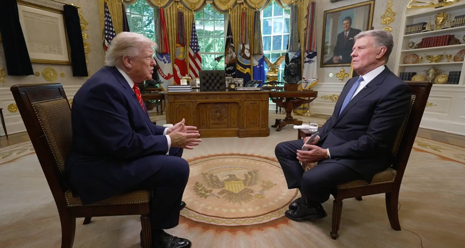 5 takeaways from President Donald Trump's interview with CNBC
