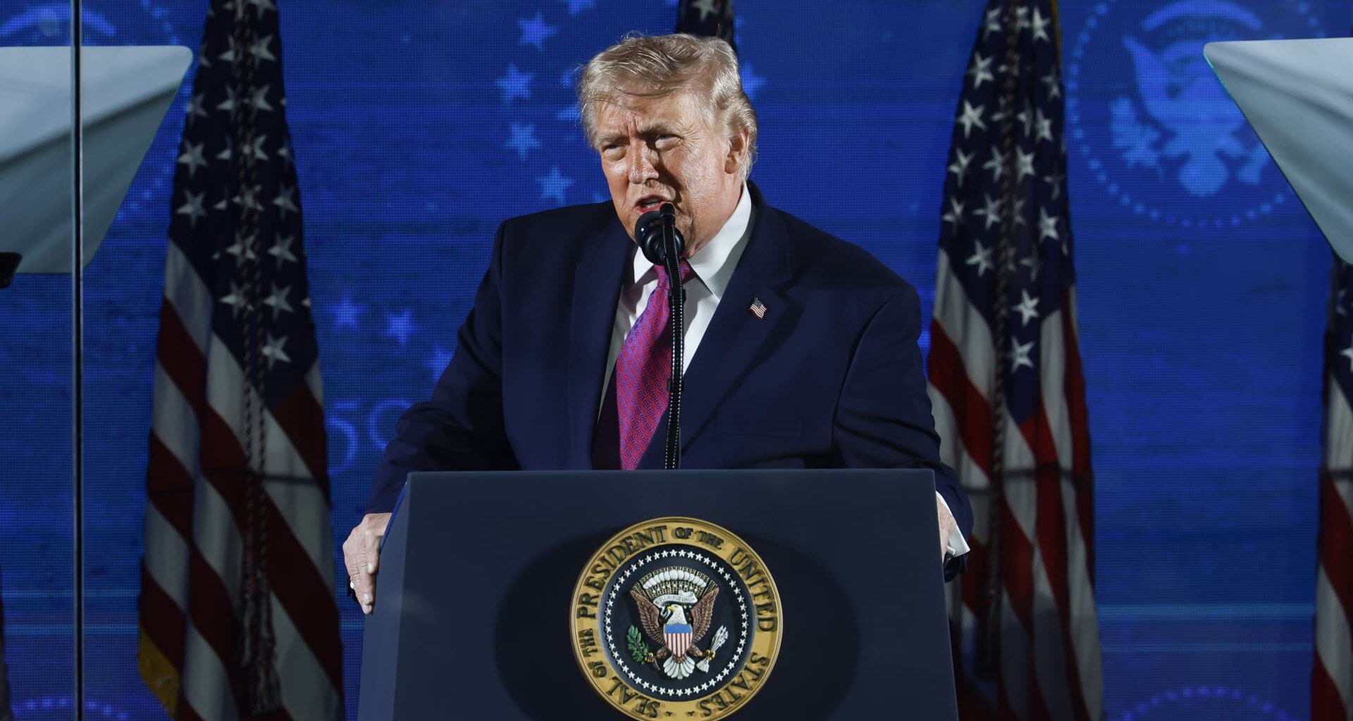Trump makes darkly political speech to usher in U.S.'s 250 anniversary