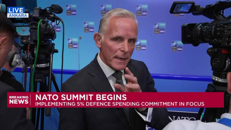 NATO leaders say alliance is working against Russian agression