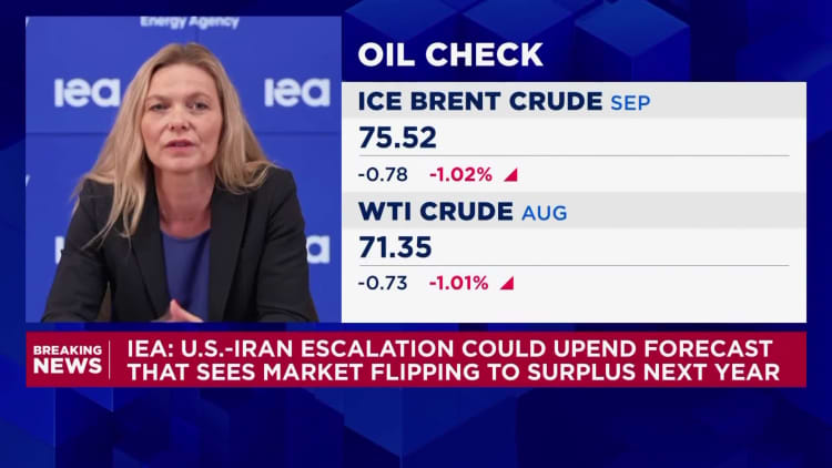 IEA: U.S.-Iran escalation clouds outlook