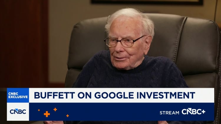 Warren Buffett: I initiated Berkshire Hathaway's investment in Alphabet