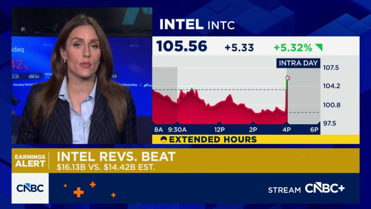 Intel pops on beat and strong Q2 revenue growth