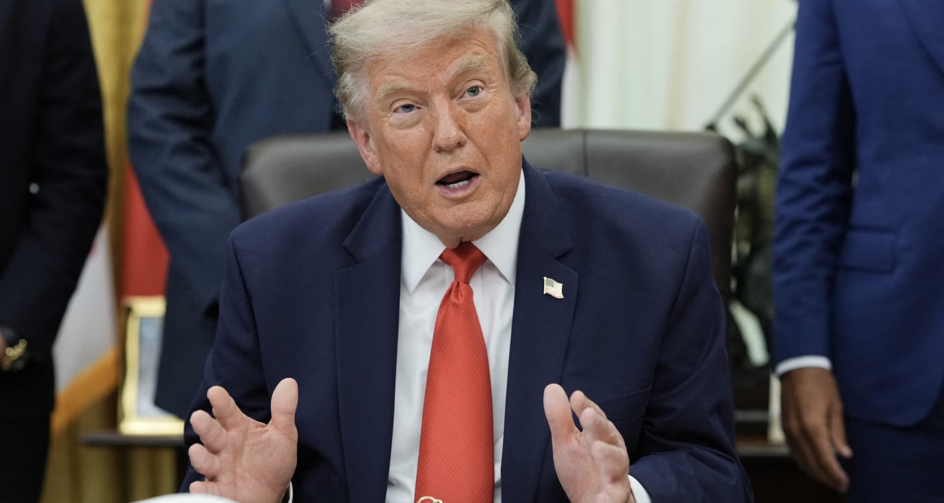 Trump: Add Iran tariffs to sanctions bill despite little U.S. trade