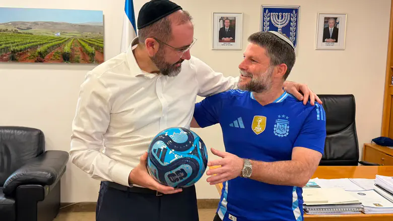 Smotrich to Argentine Ambassador: "Every patriotic Israeli supports Argentina"