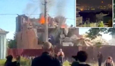 Ukraine slams Moscow with another massive drone assault