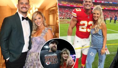 Travis Kelce's teammate's wife wins nearly $7K Chanel handbag in wedding raffle