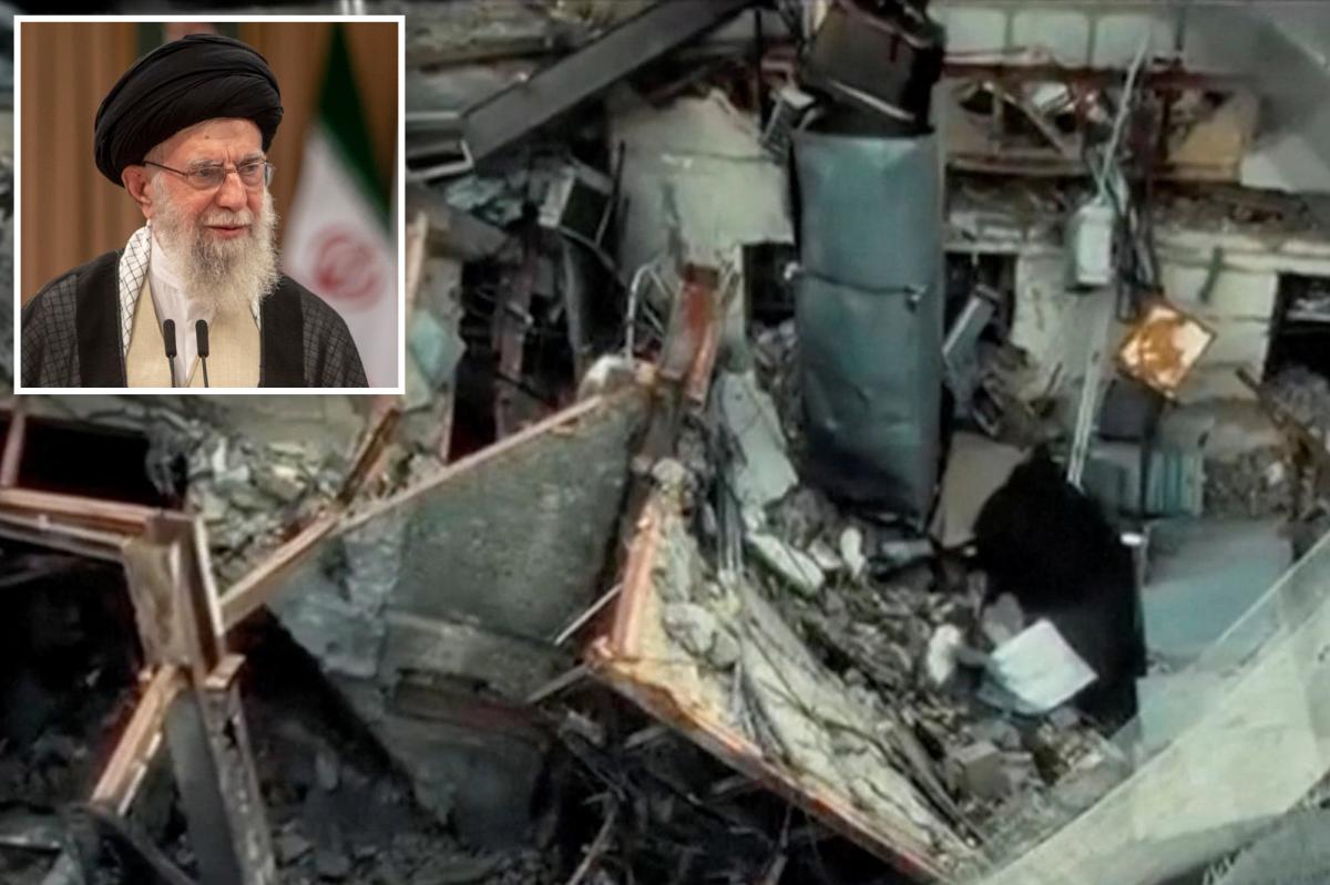 Ayatollah Khamenei's compound after US-Israel strike that took out Iran's Supreme Leader
