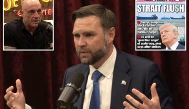 Vance tells Joe Rogan Israel wants to keep Iran war going 'indefinitely,' Trump admin 'screwed up' on Epstein files