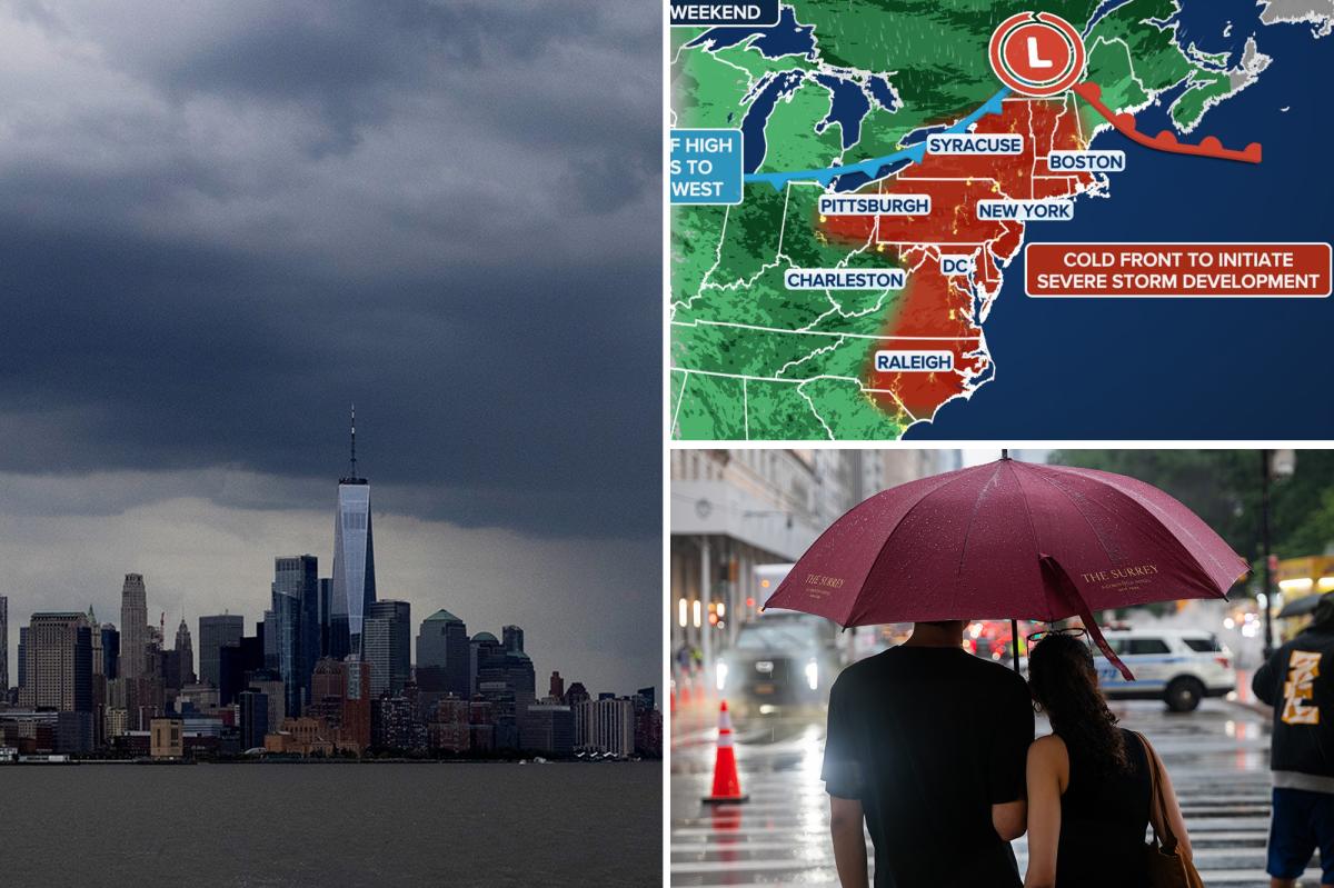 Over 90 million Americans under severe weather threat as intense storms target the East Coast through weekend