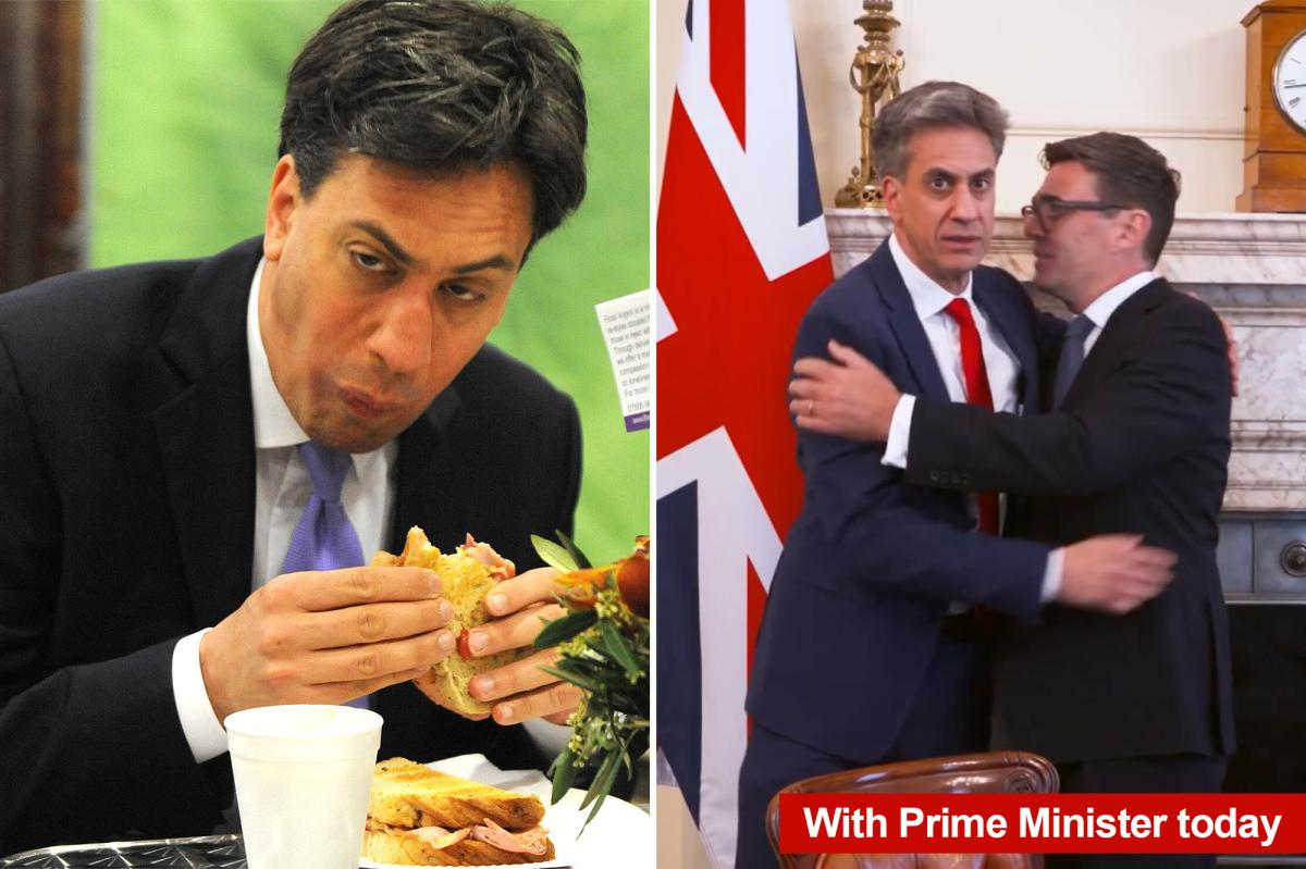 New UK top diplomat Ed Miliband's awkward bacon sandwich photo resurfaces