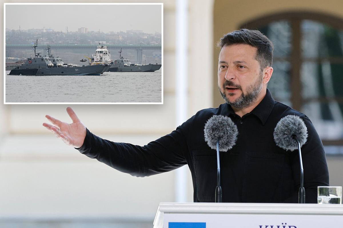 Russian ship carrying Iran-linked military cargo struck in Caspian Sea, Ukraine says