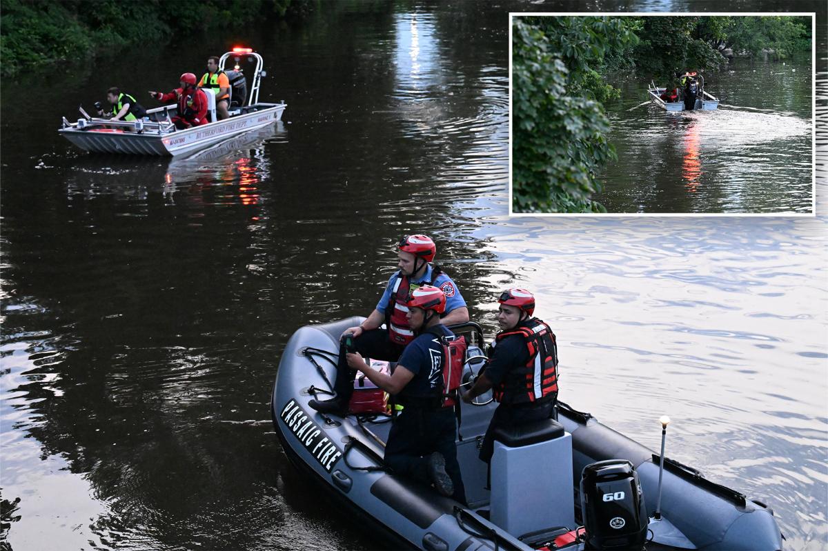 Boy, 10, dies in NJ's Passaic River trying to save his sister as divers continue to search for missing girl
