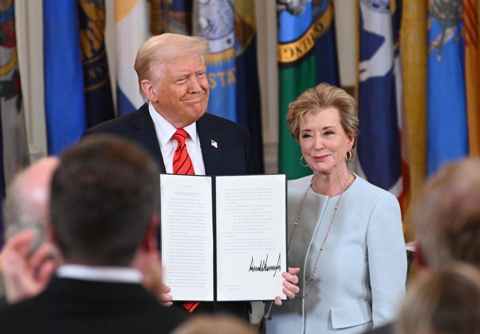 Trump and McMahon student loan forgiveness