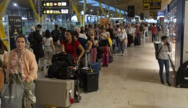 Airport delays in Spain