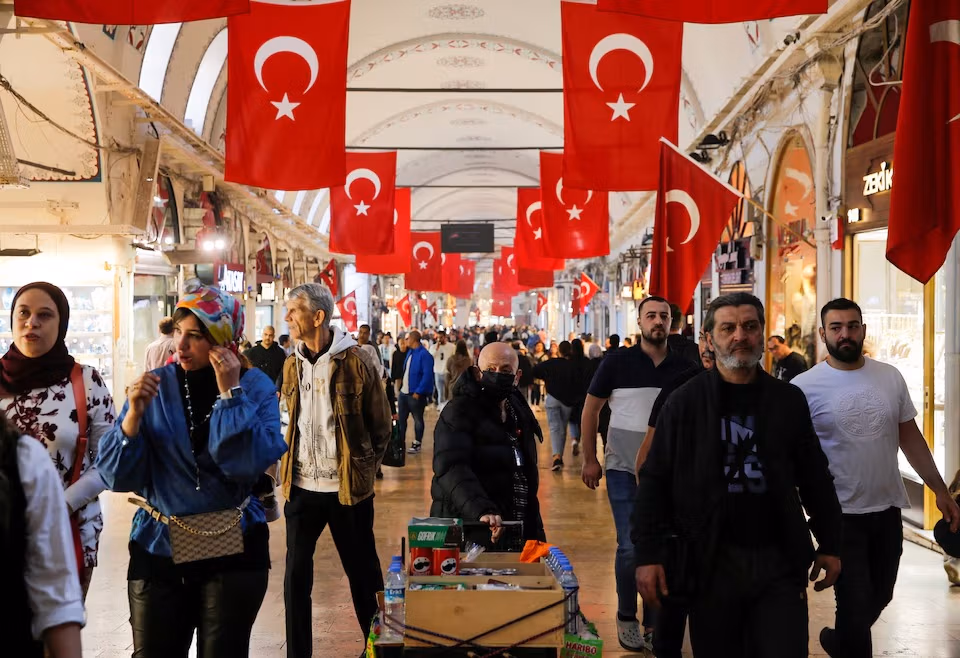 People shop at Grand Bazaar in Istanbul, Turkey, November 4, 2022.