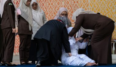 Indonesia couple publicly caned after alleged TikTok kiss