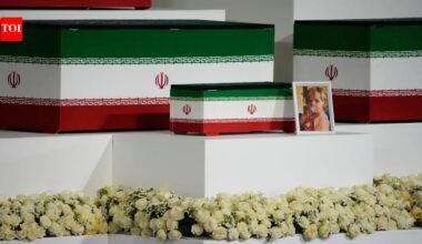 Tiny coffin beside Ali Khamenei's: 14-month-old granddaughter honoured at Iran Supreme Leader's funeral