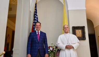 Pope Leo visits US Ambassador to the Holy See for the Fourth of July