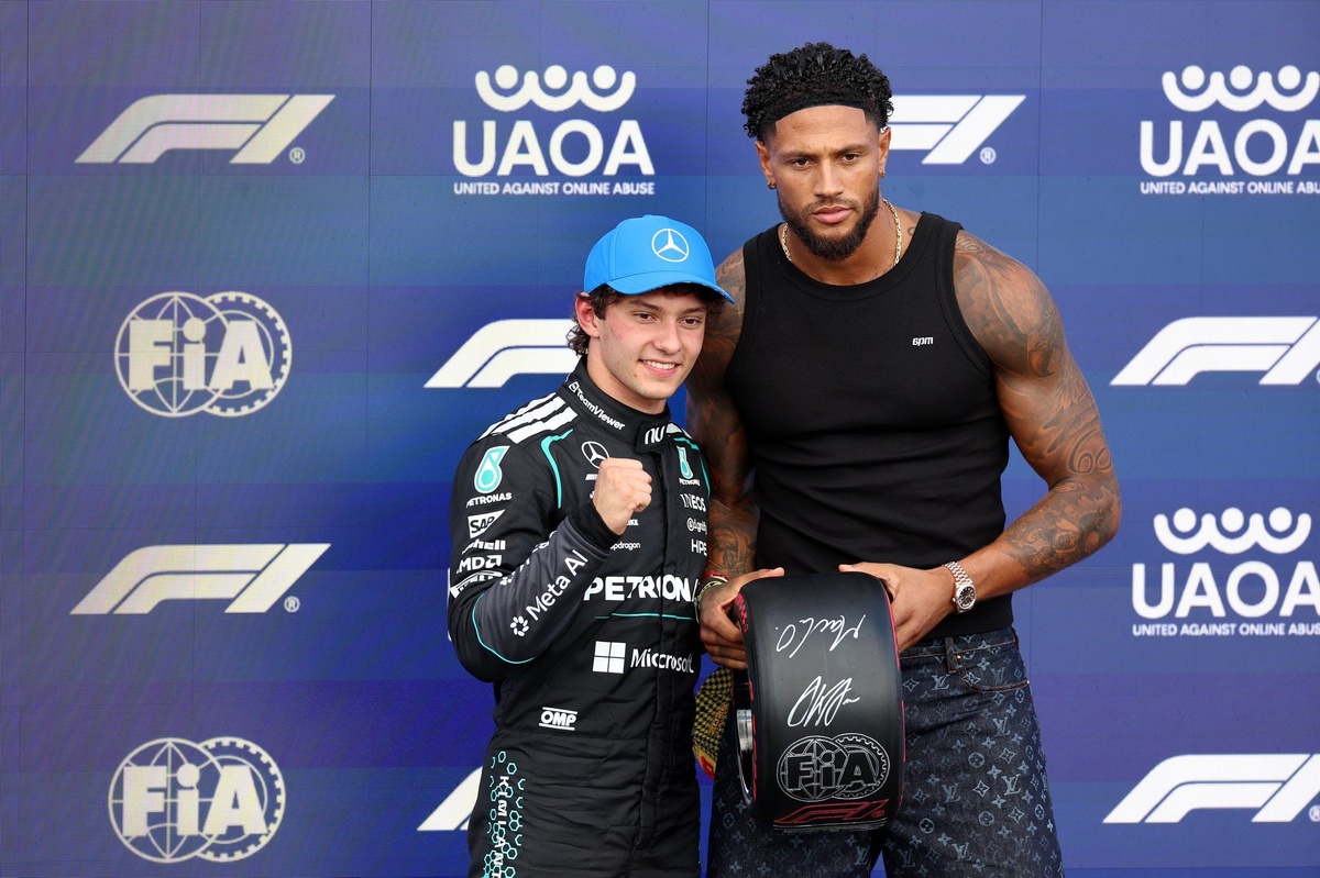 How “stressed” Antonelli beat his nerves – and Leclerc – in British GP qualifying