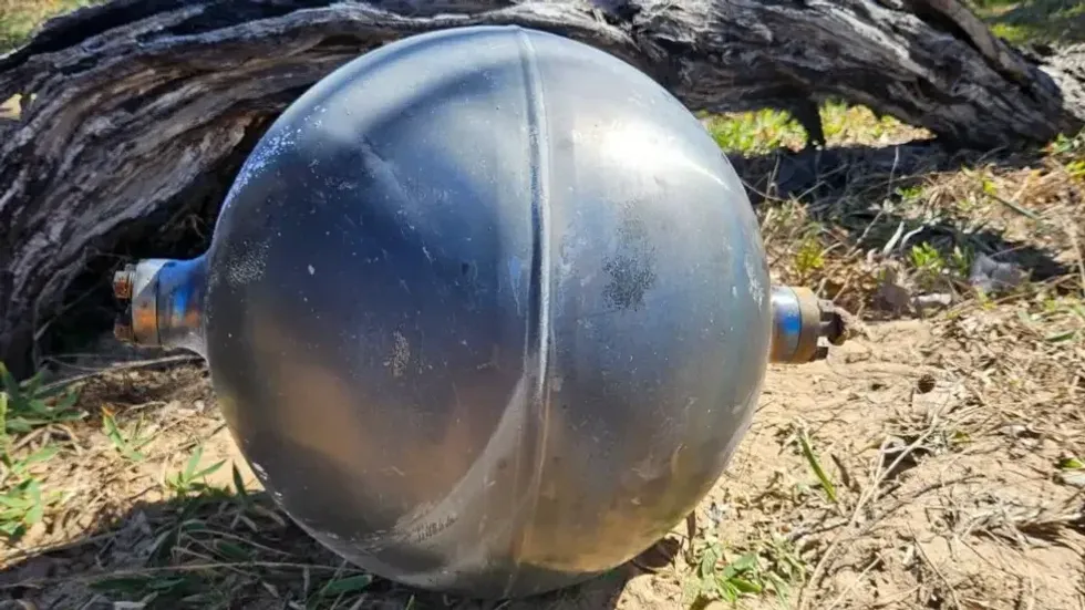 Mysterious space ball found on beach