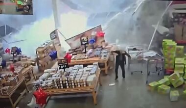 Roof collapse reported at BJ's Wholesale Club due to flooding in New Jersey
