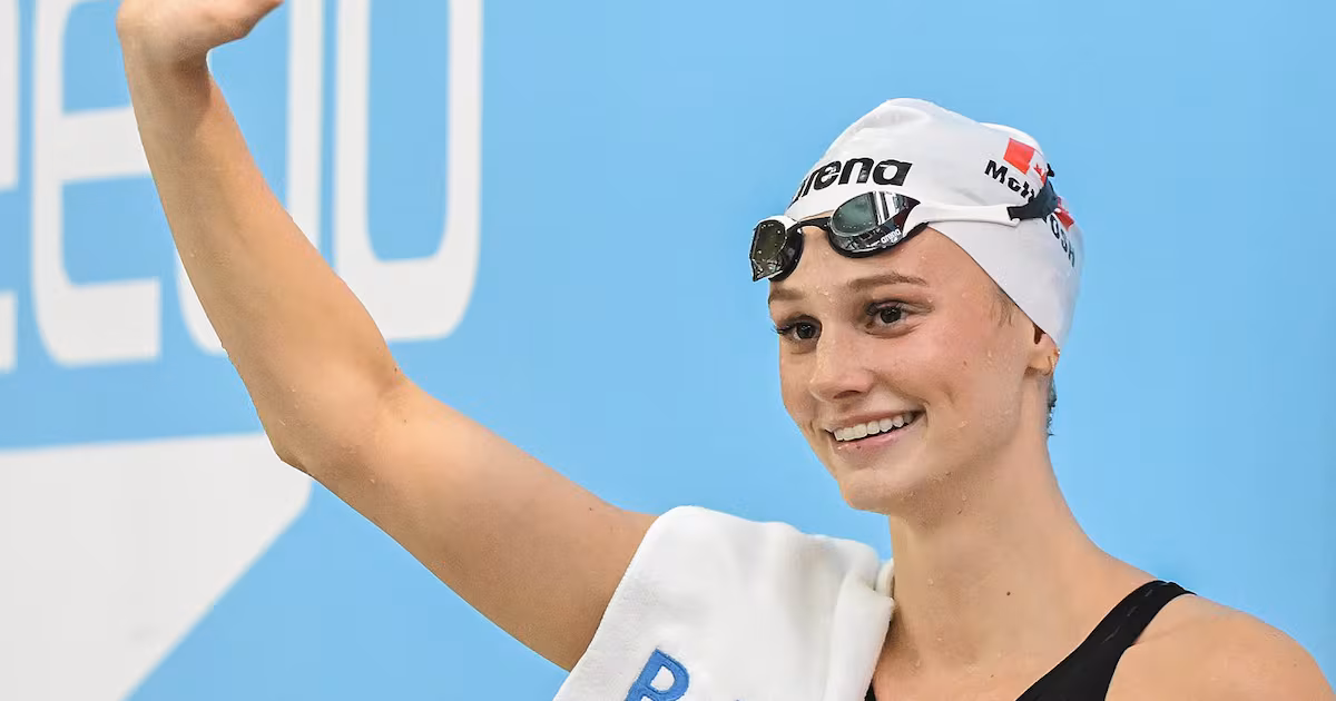 Summer McIntosh breaks women's 200-metre butterfly world record at Canadian trials - CTV News
