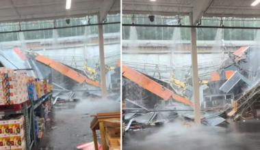 BJ's roof collapse in Ocean Township