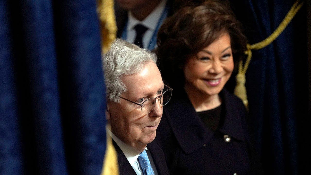 McConnell's wife, Elaine Chao, remained in China during his hospitalization