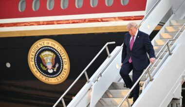 Trump Abruptly Switches Back To Old Air Force One Instead Of Qatari Plane