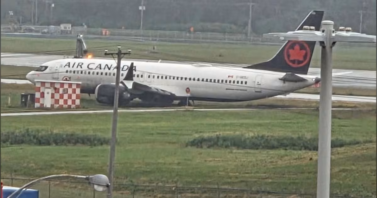 Air Canada flight veers off runway at Montreal airport - CTV News