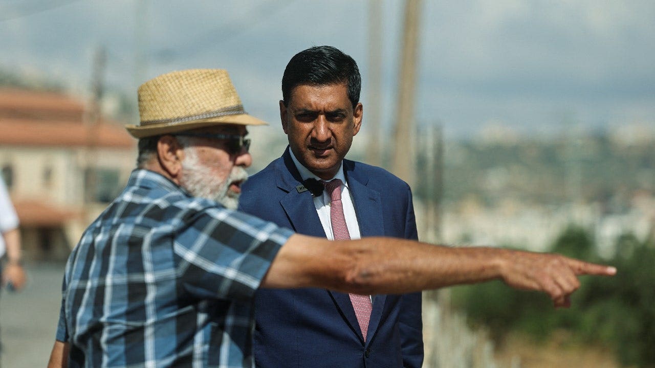 Ro Khanna claims armed Israeli settlers detained him in West Bank