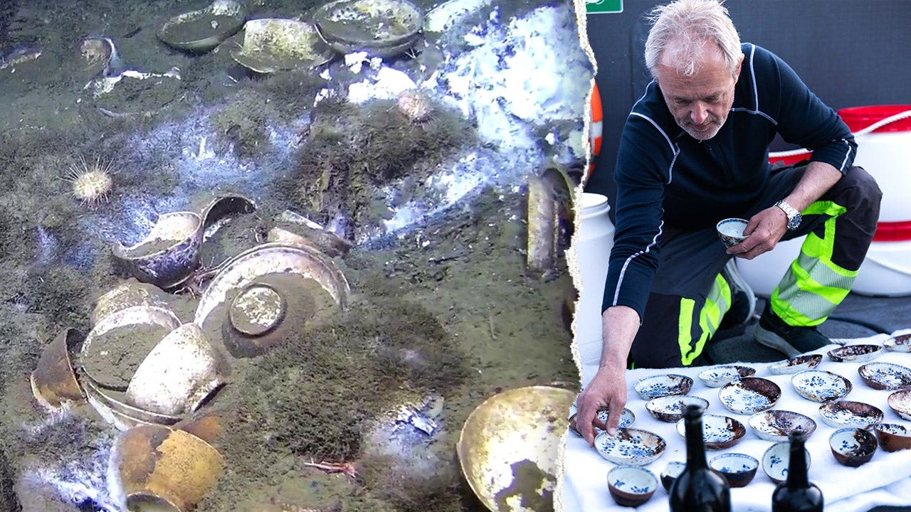 'Amazing' Norwegian shipwreck yields best-preserved Chinese porcelain cargo