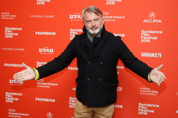 Actor Sam Neill poses at the premiere of "Hunt for the Wilderpeople" during the 2016 Sundance Film Festival on Jan. 22, 2016, in Park City, Utah. (Photo by Danny Moloshok/Invision/AP, File)