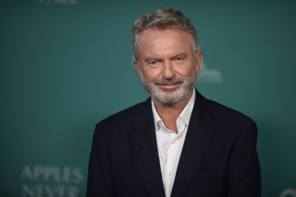 Sam Neill arrives at the premiere of "Apples Never Fall" on March 12, 2024, in Los Angeles. (Photo by Richard Shotwell/Invision/AP, File)