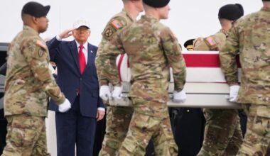 US military death toll in Iran war rises to 14 after Navy pilot death this month