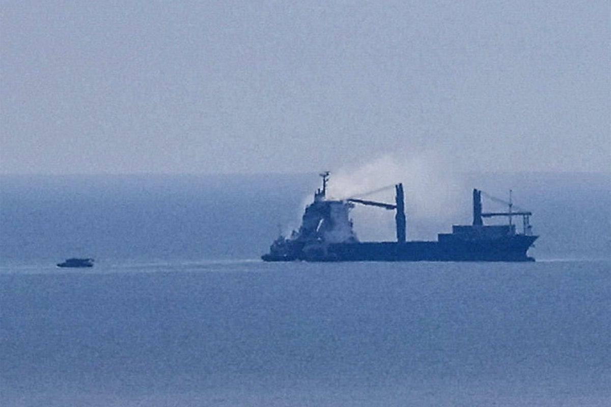 Ukraine-Russia war latest: Putin strikes civilian ship near Black Sea port after threatening ‘powerful’ attacks