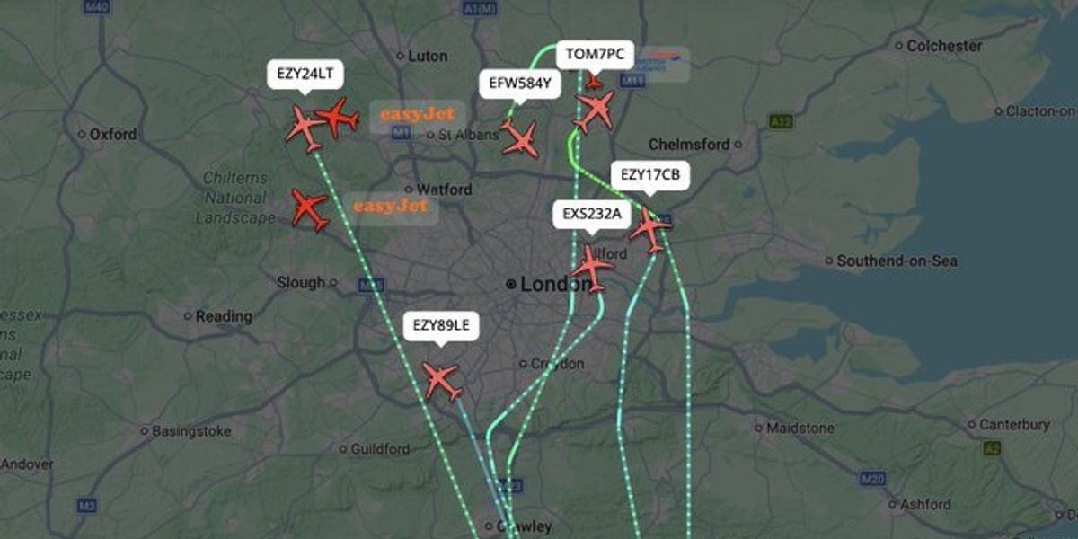 Gatwick Airport: At least nine planes all declare emergencies over London hub as fire engines race to runway