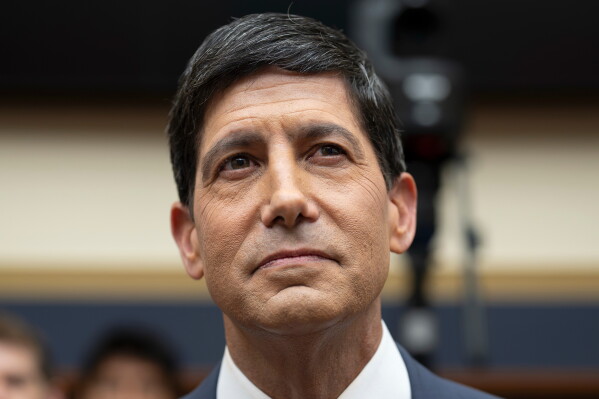 Federal Reserve Chairman Kevin Warsh appears before the House Financial Services Committee to deliver the semi-annual monetary policy report on the central bank, at the Capitol in Washington, Tuesday, July 14, 2026. (AP Photo/J. Scott Applewhite)
